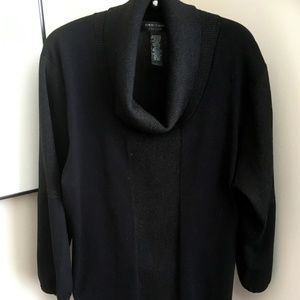 Cable & Gage Cowl Neck Sweater